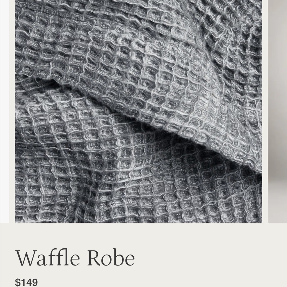 Parachute Gray Waffle Textured Accessory